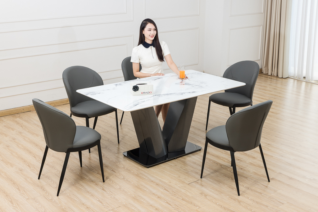 Bộ bàn ăn mã V117-1.6M